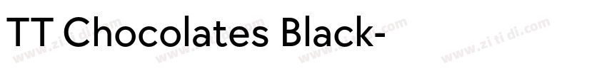 TT Chocolates Black字体转换